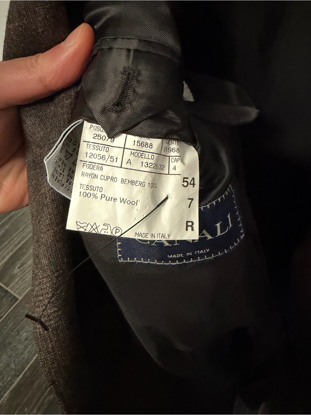 Canali Wool Brown Full Suit - Picture 4 of 15